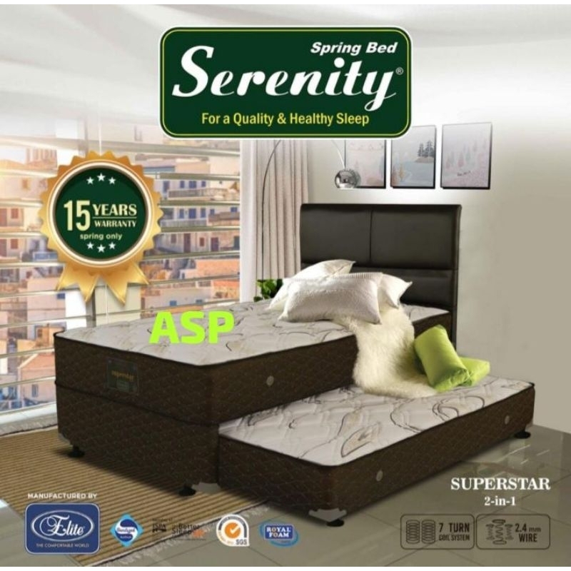 Bed sorong elite serenity 120*200 READY STOCK
