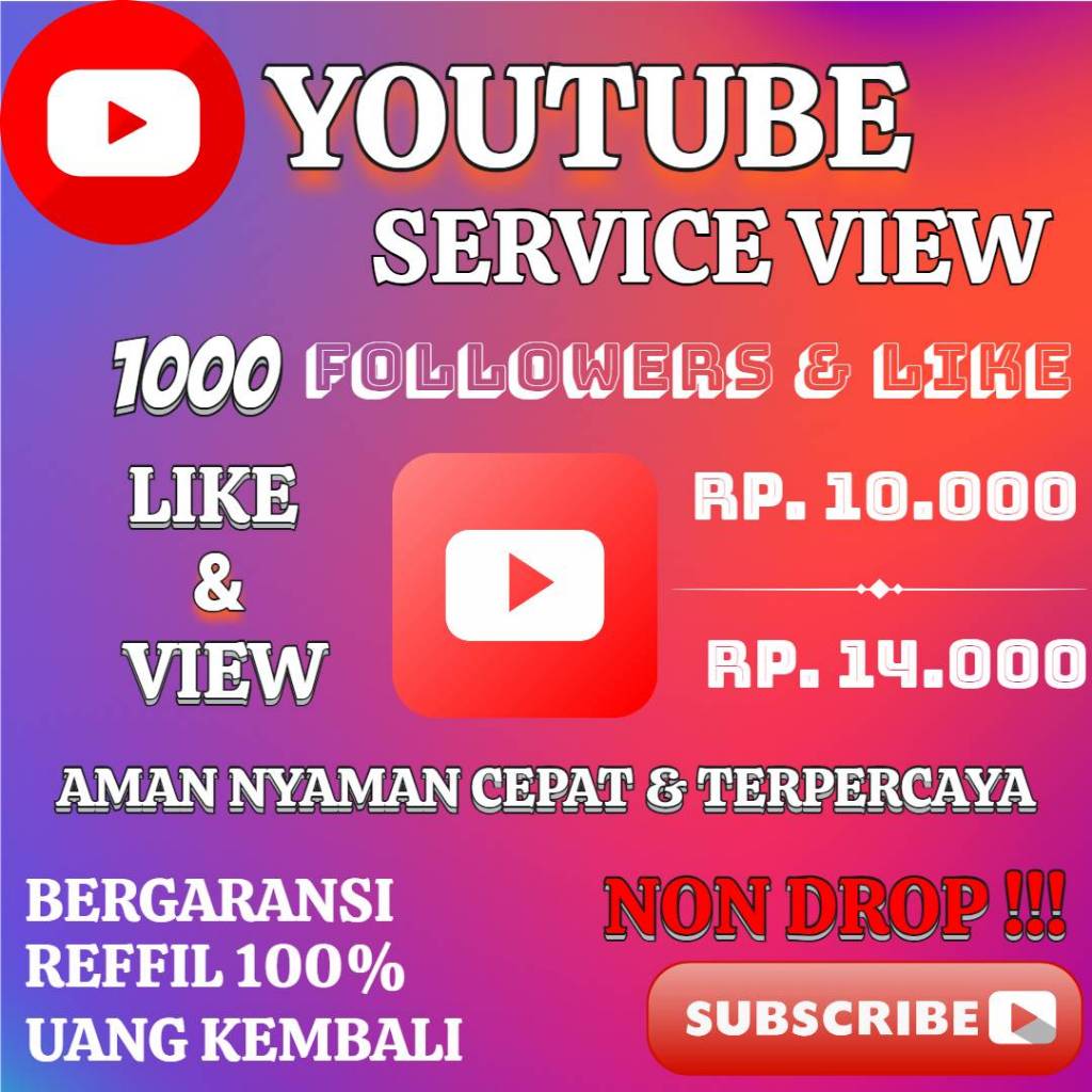 Youtube view permanen bergransi cepat dan terpercaya