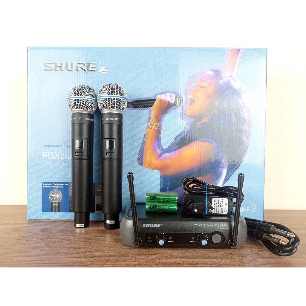 Mic wireless SHURE PGX 242 HH / shure pgx242 + Koper ( Handheld )