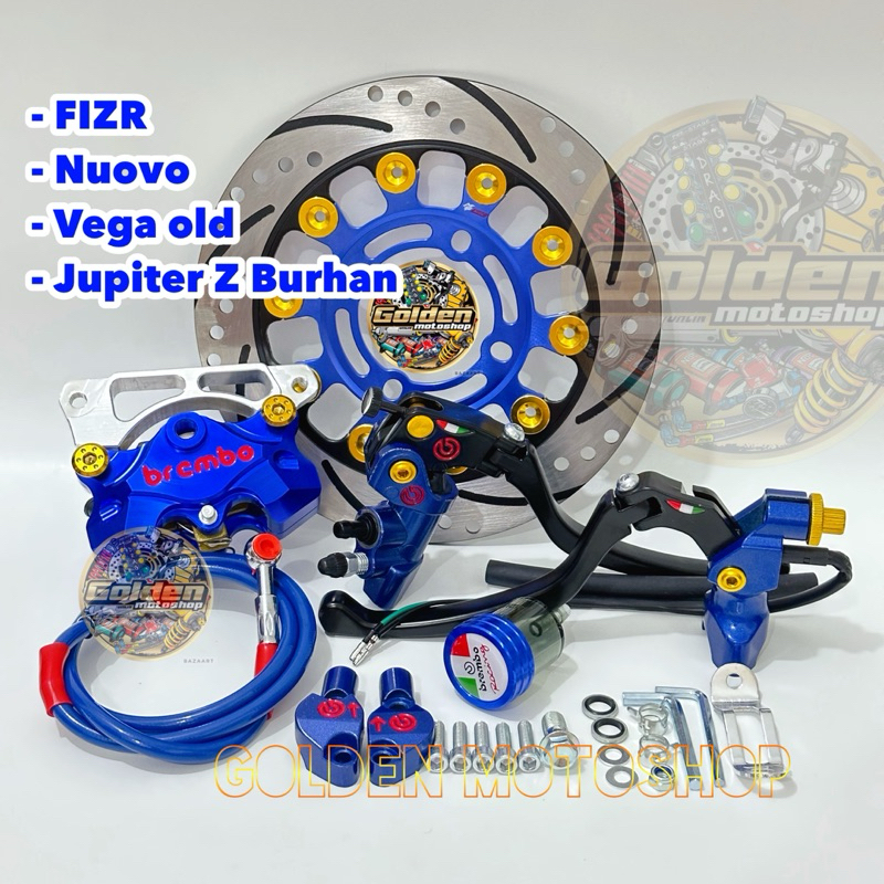 Paket Pengereman Master rem + Kaliper + Piringan Cakram Fizr,Nuovo ,Vega old,Jupiter Z Burhan dll uk