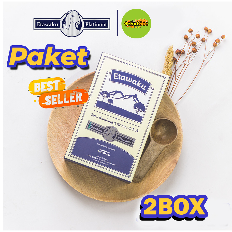 

Etawaku Platinum Paket 2 Box - Susu Etawa Atasi Masalah Pernafasan Isi 200 Gram