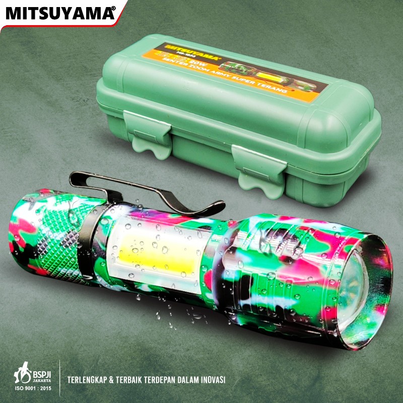 Senter LED COB Mitsuyama 20W Super Terang MS-1233