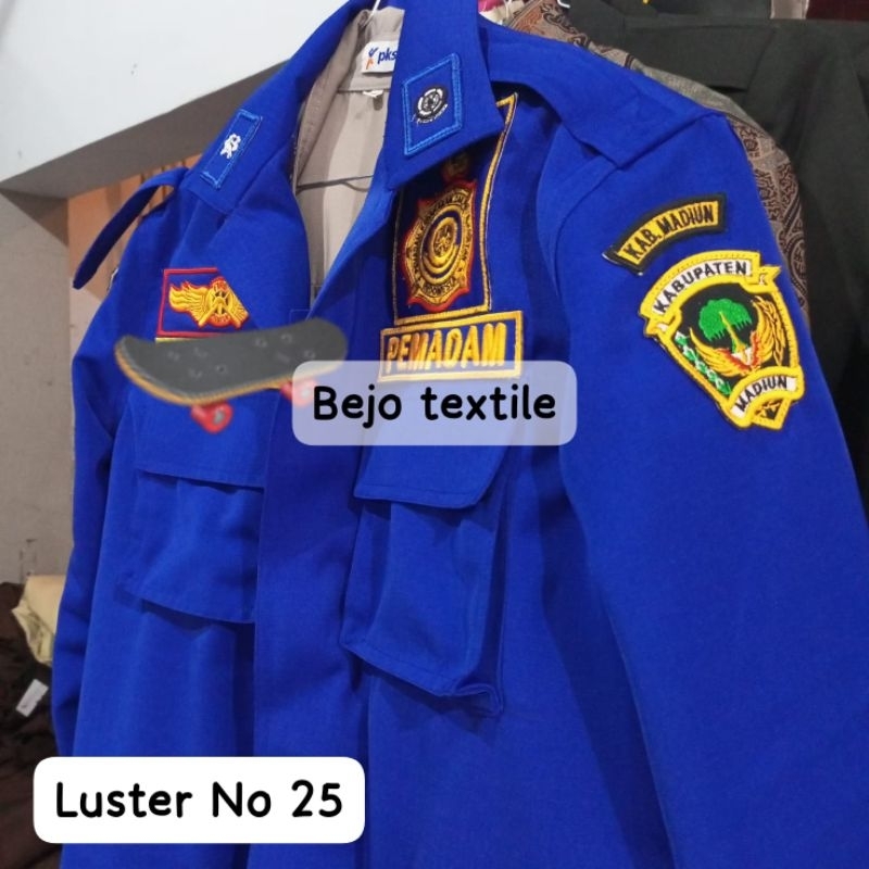 kain seragam Damkar luster kotak