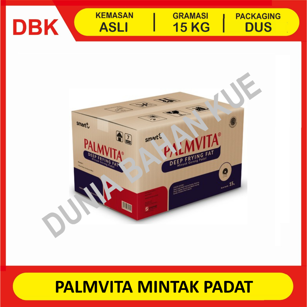 

PALMVITA MINYAK GORENG PADAT 15 KG / DEEP FRYING FAT / MINYAK PADAT