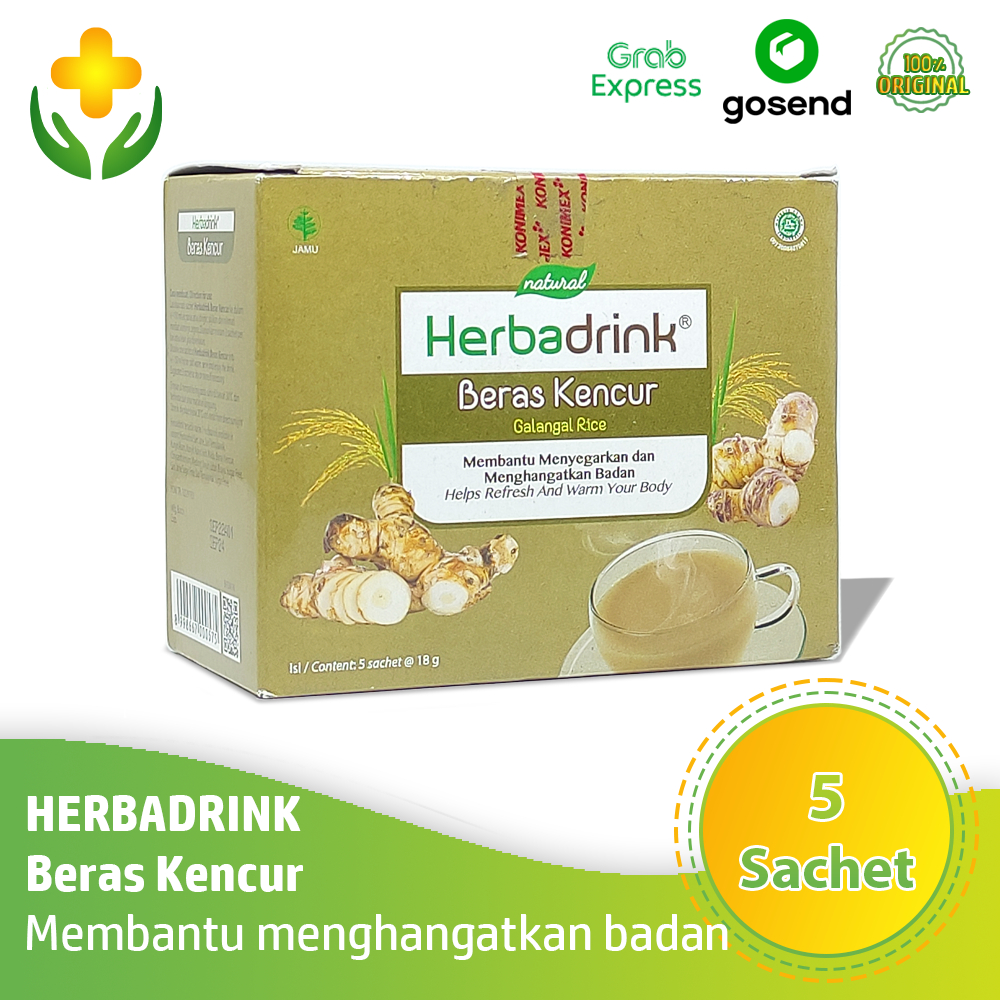 

Herbadrink Beras Kencur 5 Sachet Minuman Penghangat Badan