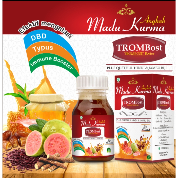 Madu Angkak Kurma - Sari Kurma Madu Angkak  350gr - Trombost