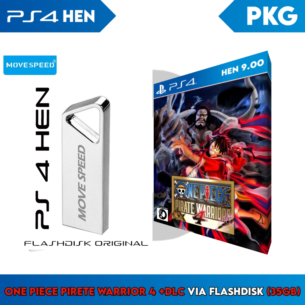 Game One Piece Pirate Warriors 4 PS4 HEN FLASHDISK FORMAT PKG