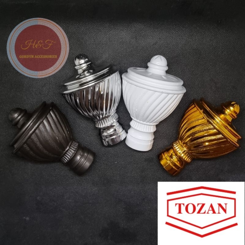 Tutup Gorden Elok Tozan/ End Cup Gorden Elok/Tutup Gorden 1 Inch/End Cup Gorden Tozan/Tutup Gorden E