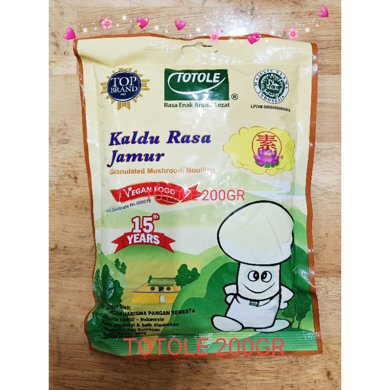 

TOTOLE KALDU JAMUR 200GR