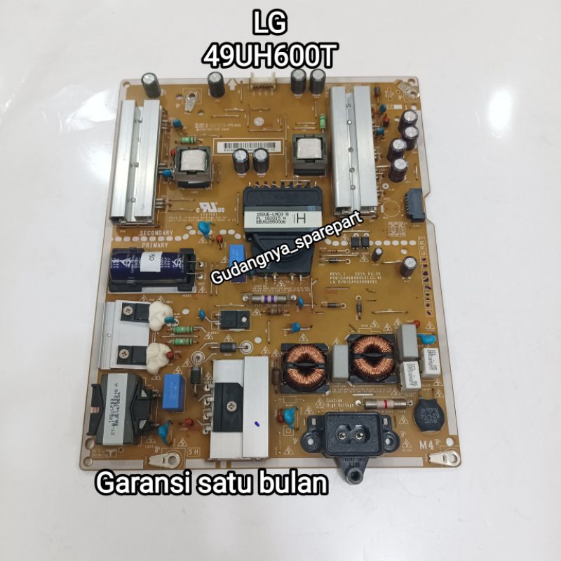 Psu LG 49UH600T power supply mesin tv power suplai regulator