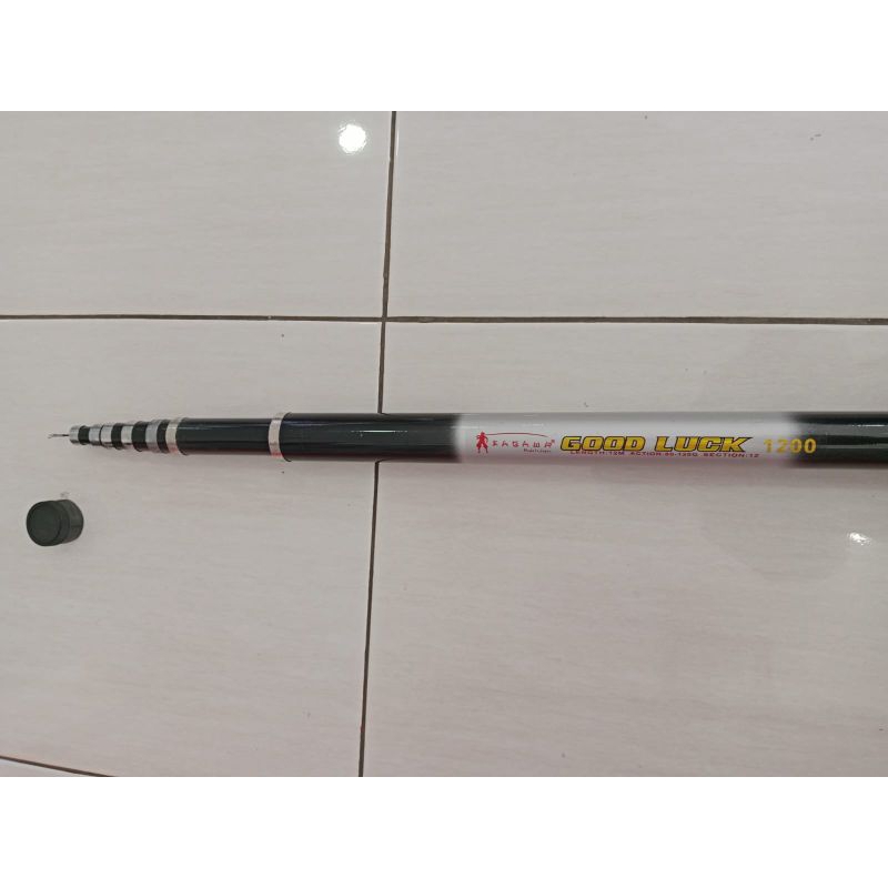 joran tegek bendera, 12 meter, bahan premium, kuat
