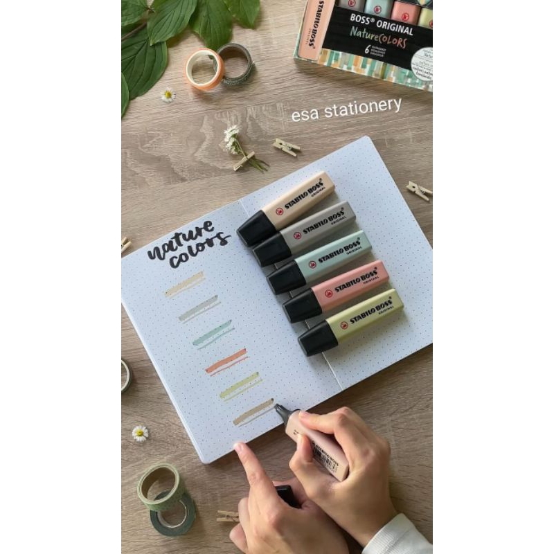 

Stabilo Highlighter Boss Original Nature Colors