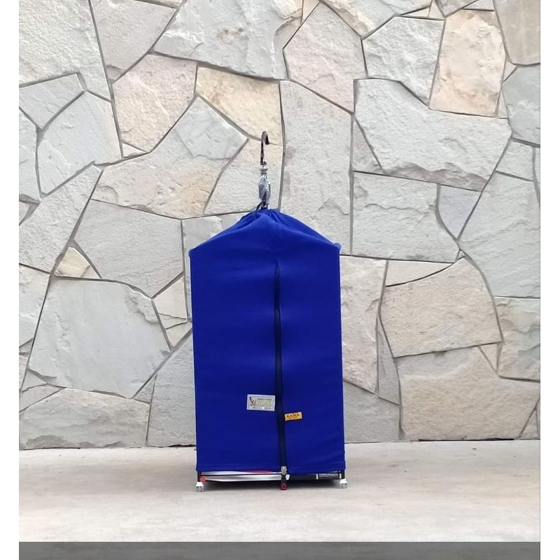 KRODONG SANGKAR BURUNG KOTAK 2 , KAOS POLOS,TEBAL PREMIUM,37x43, 40x40