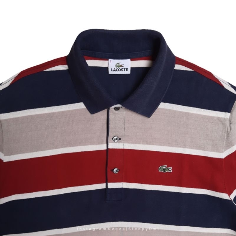 Polo Shirt Lacoste Stripes Authentic
