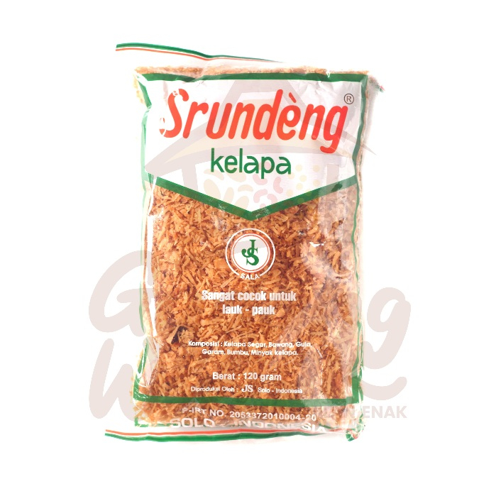 

Srundeng Kelapa Serundeng Solo Siap Makan