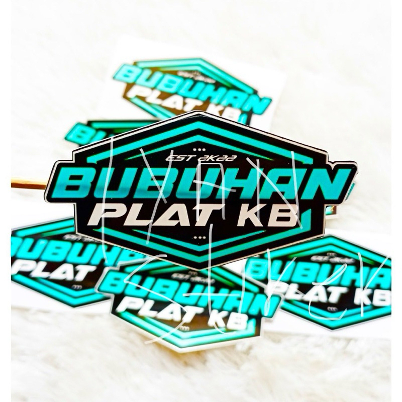 

Stiker Bubuhan Plat KB Cutting