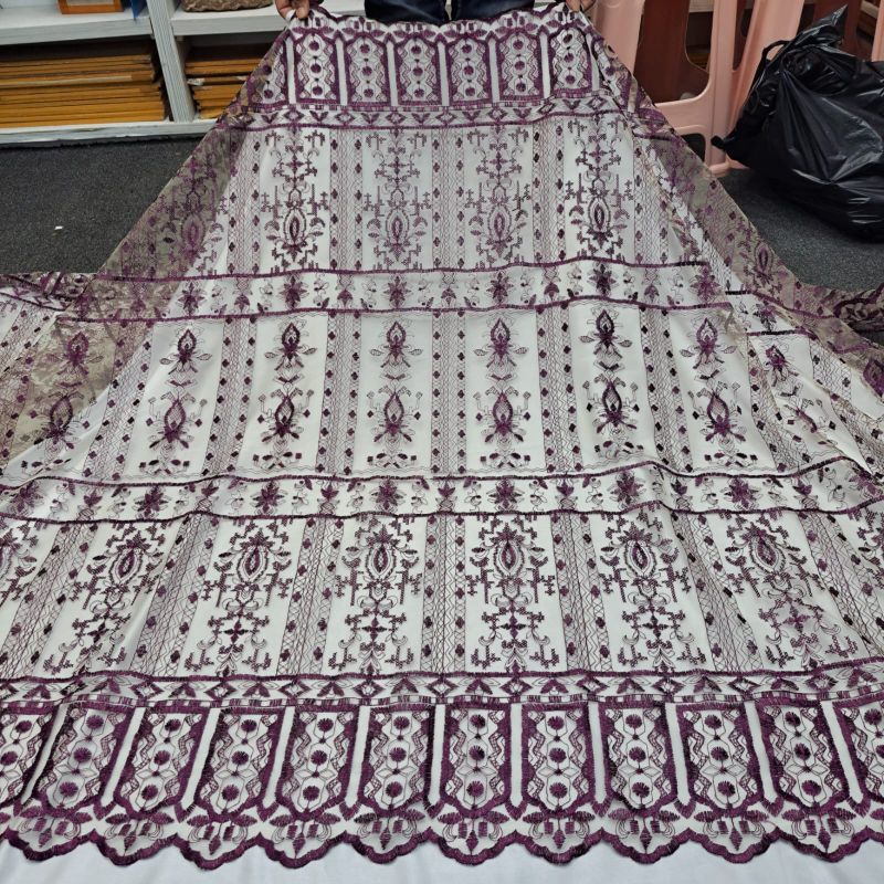 Kain Tulle Sapto Bordir Korea Premium