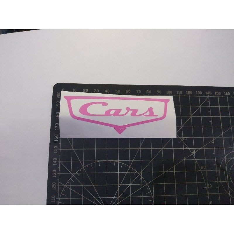 

cutting stiker cars