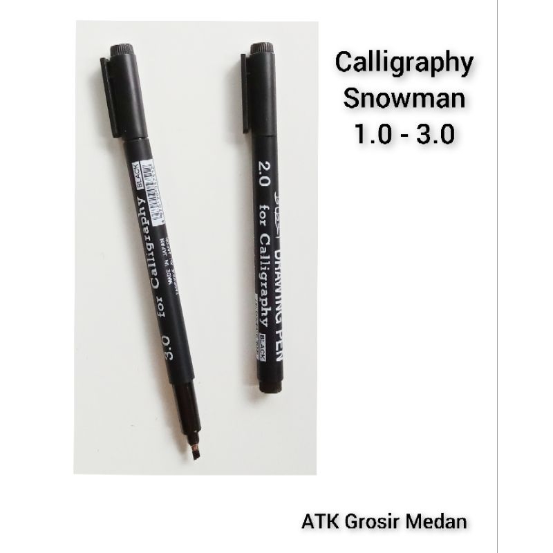 

Gell Snowman Pen Calligraphy / Kaligrafi 1.0 - 3.0 / lusin ( 12 pcs )