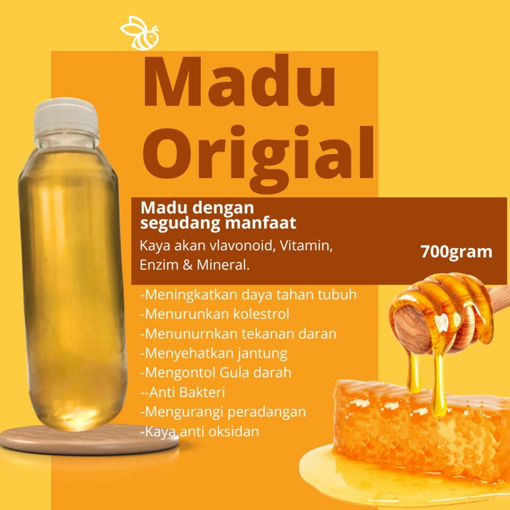 

madu Asli original Halal MUI