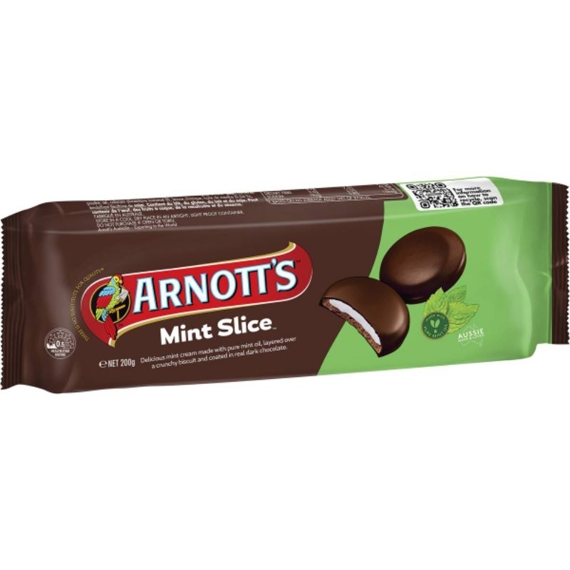 

ARNOTT'S Mint Slice Chocolate Biscuits 200g