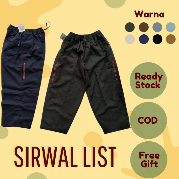 ART F48T Celana Sirwal List Az Zuhri Dewasa