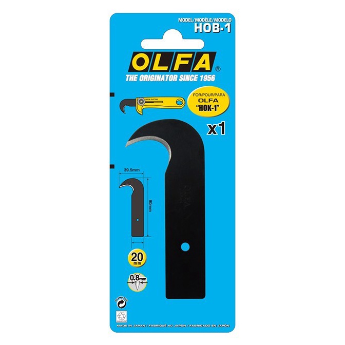 

Refill Cutter HOK1 Spare Blade HOB1 1pcs per pack Olfa Original ART B2P9