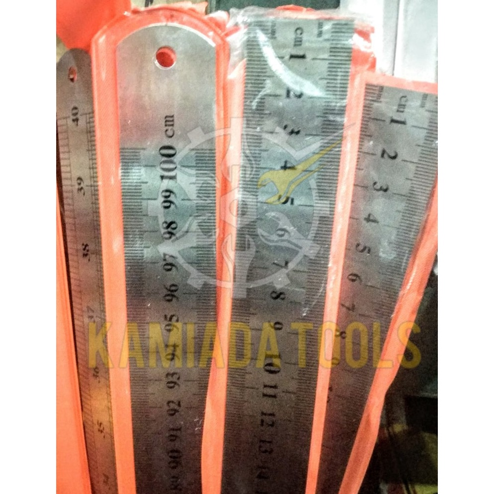 

Penggaris 1cm Penggaris 1 Meter Penggaris Besi Stainless Steel 1mtr ART F1G7