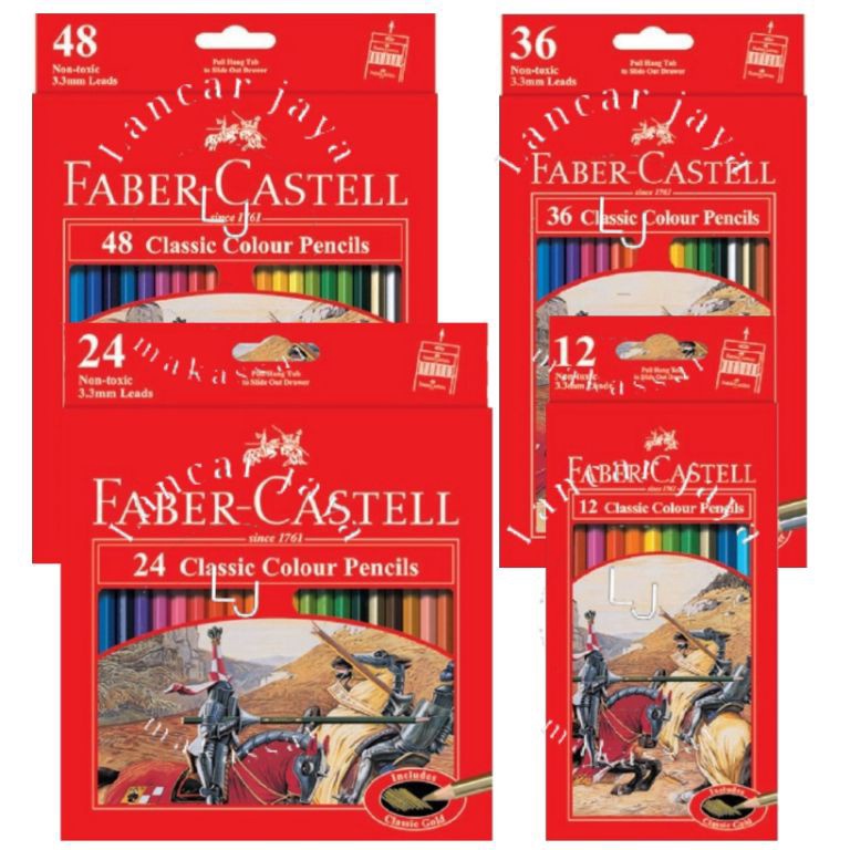 

Pensil Warna 12 24 36 48 FABER CASTELL Classic Colour Pencils ART C1T5