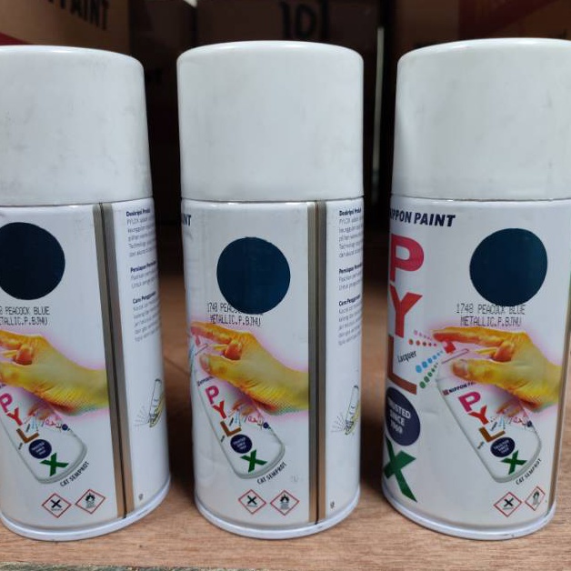 

CAT PYLOX PILOX BIRU PEACOCK BLUE METALLIC PBJNU 1748 3CC NIPPON PAINT ART R2B4