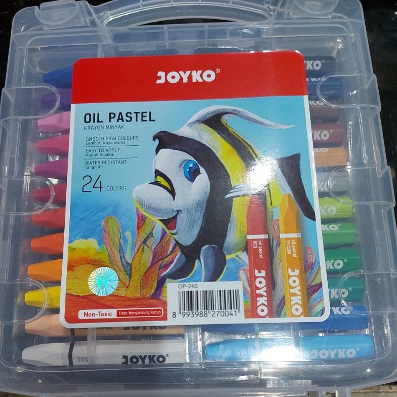 

joyko oil pastel 24 colors krayon minyak ART O3X7