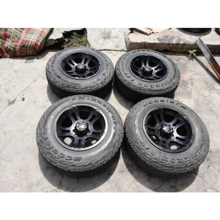 VELG MOBIL TERIOS/RUSH RING 15 REYZER R15X8 5X114ET-10 BLK + BAN OMIKRON 235 70