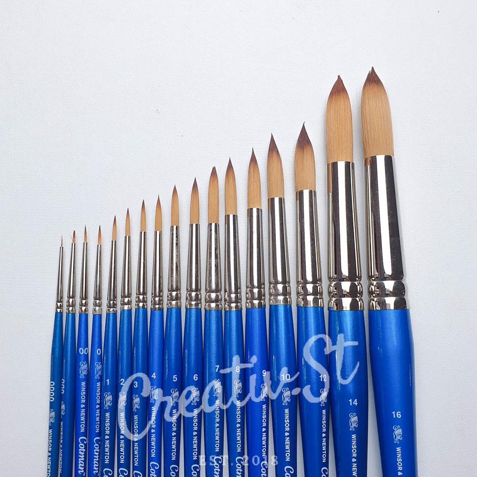 

Cotman Artist Brush Round Series 111 Winsor Newton ART W9O8