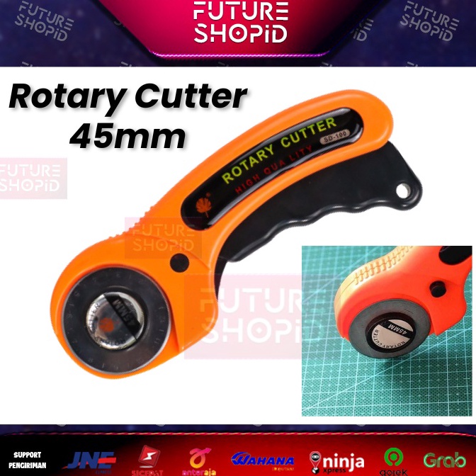 

Rotary Cutter Roller 45mm Pisau Alat Pemotong Craft Cutting Mat Kertas Kardus Kain Paper ART O1T9
