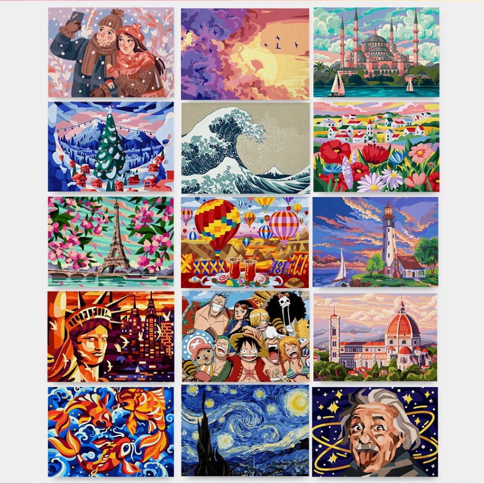 

Paint by Numbers Kit Painting Kit 35x25cm by LukisYuk paint by number painting by number Kanvas Lukis Hampers Lebaran Set Alat Lukis alat menggambar Bartega Sanjunipero by Painters Paintinc Erika DIY ART C6U2