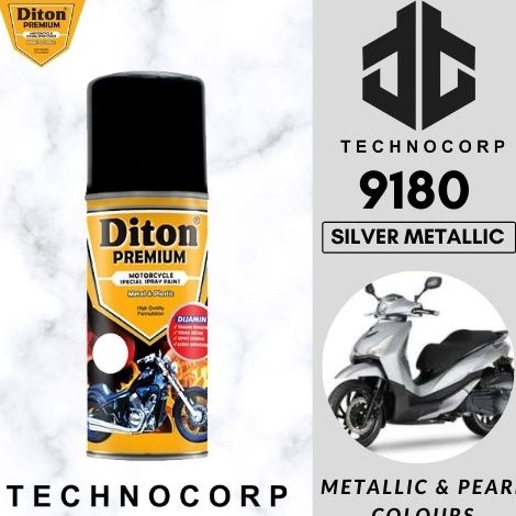 

Cat Semprot DITON PREMIUM 918 SILVER METALLIC SPARKLING SILVER ART I3M3