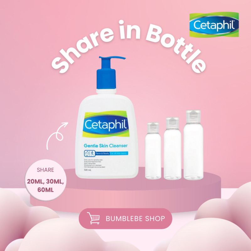 SHARE CETAPHIL GENTLE SKIN CLEANSER / CETAPHIL OILY SKIN CLEANSER DAILY FACIAL MOISTURIZER SABUN PEN