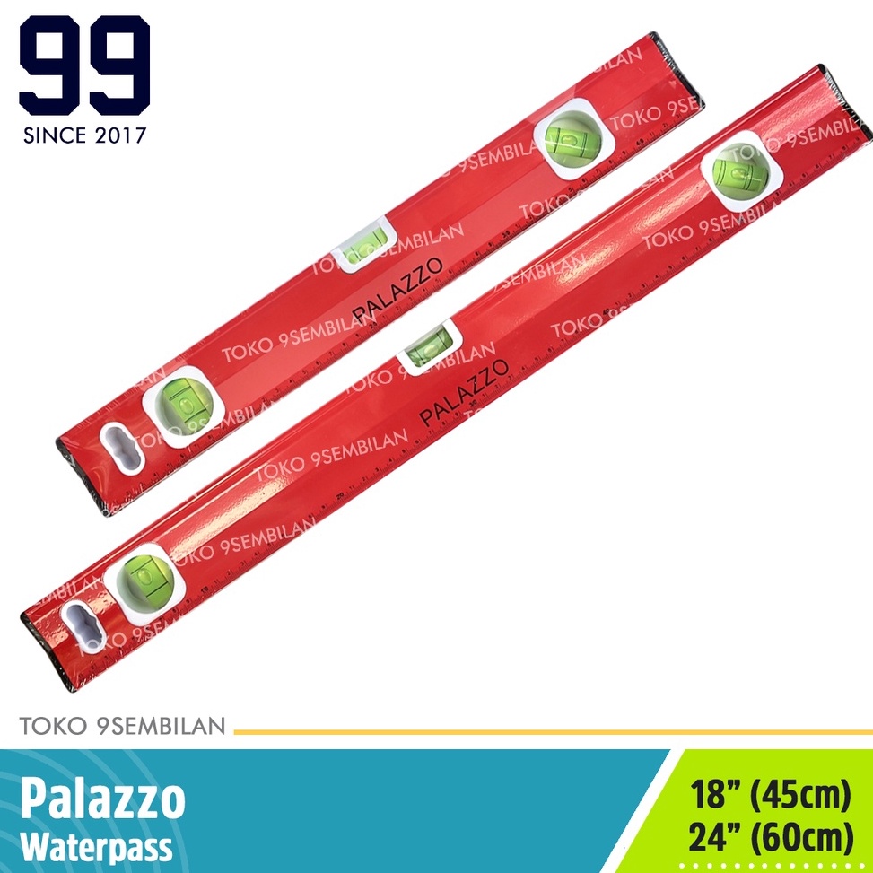 

Palazzo Waterpass Magnet 24 Inch 6 cm Merah Spirit Level Manual ART V2X9