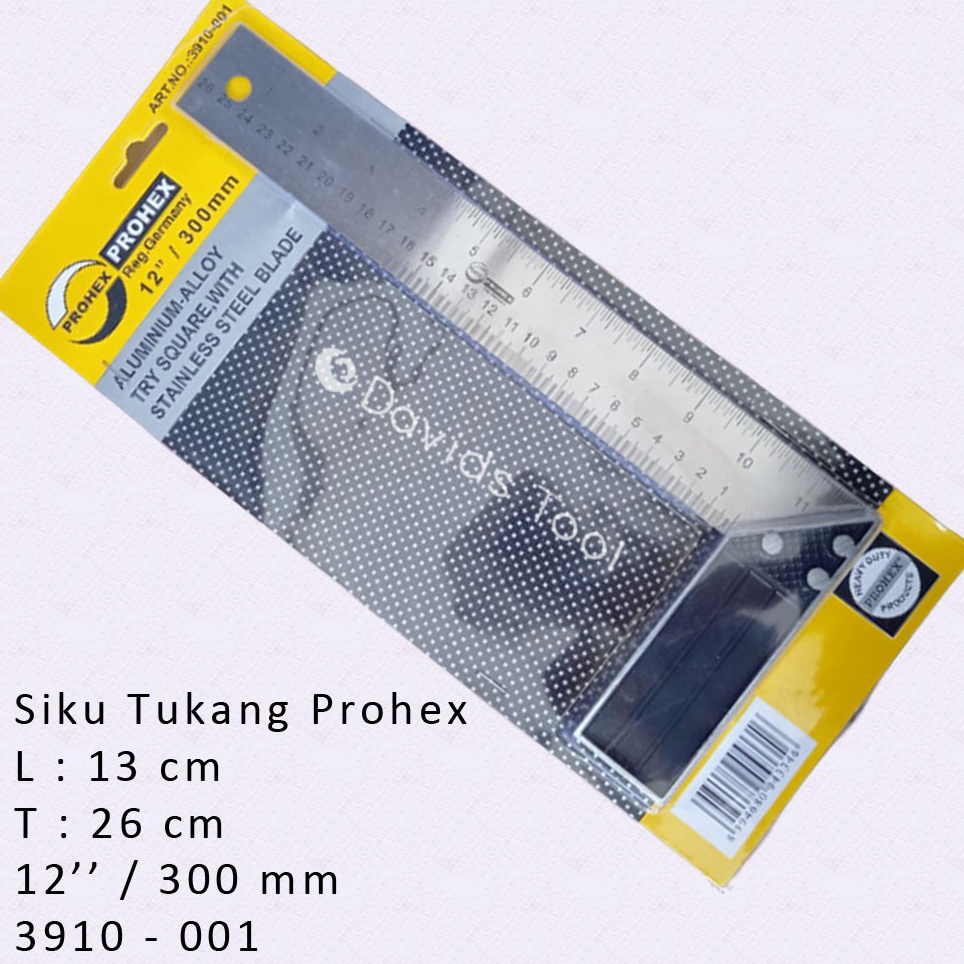 

Penggaris Siku Tukang 3 Cm Prohex ART Y5A3
