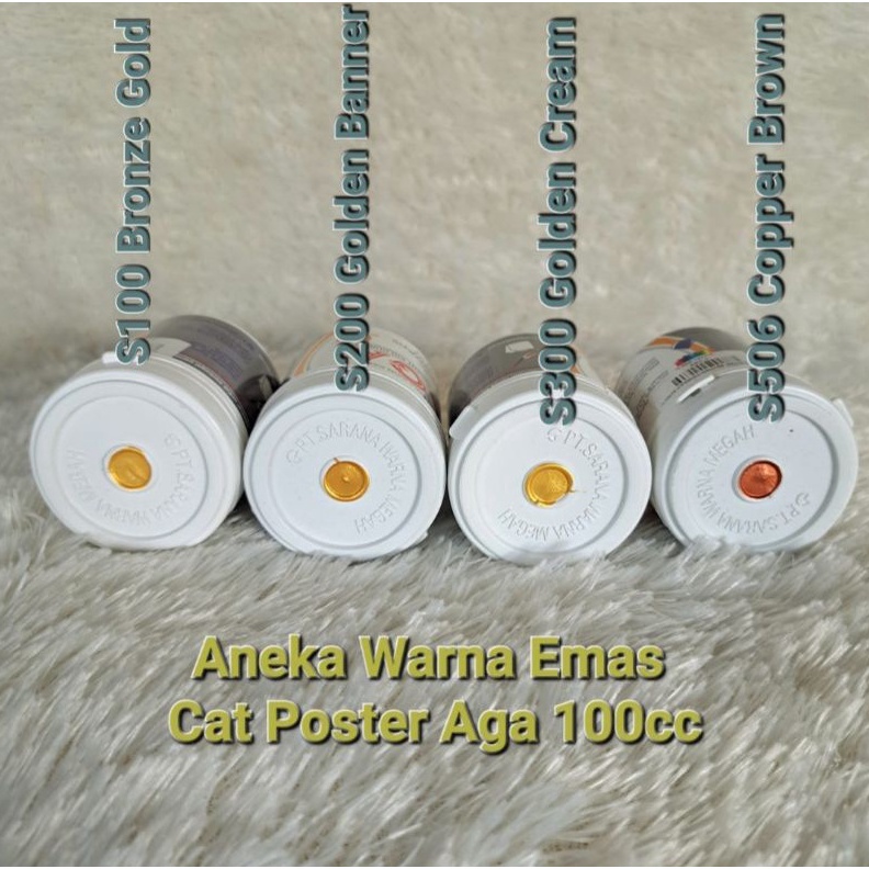 

Cat AGA PEARLESCENT GoldEmas S1S2S3S56 1ccCat Acrylic Aga PearlSilverPerak 1cc1ml ART G4N9