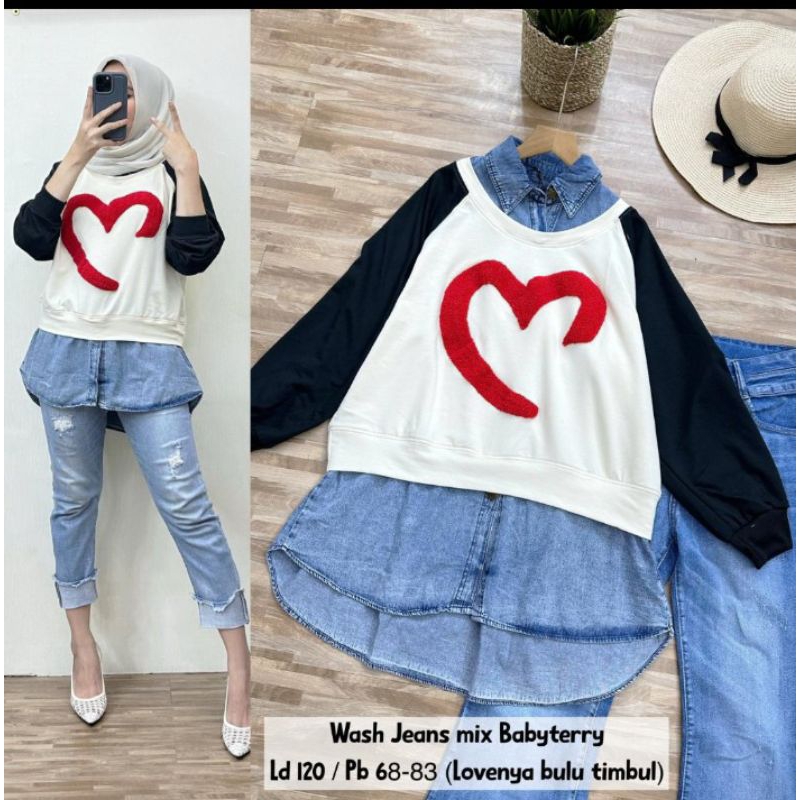 tunik jeans import