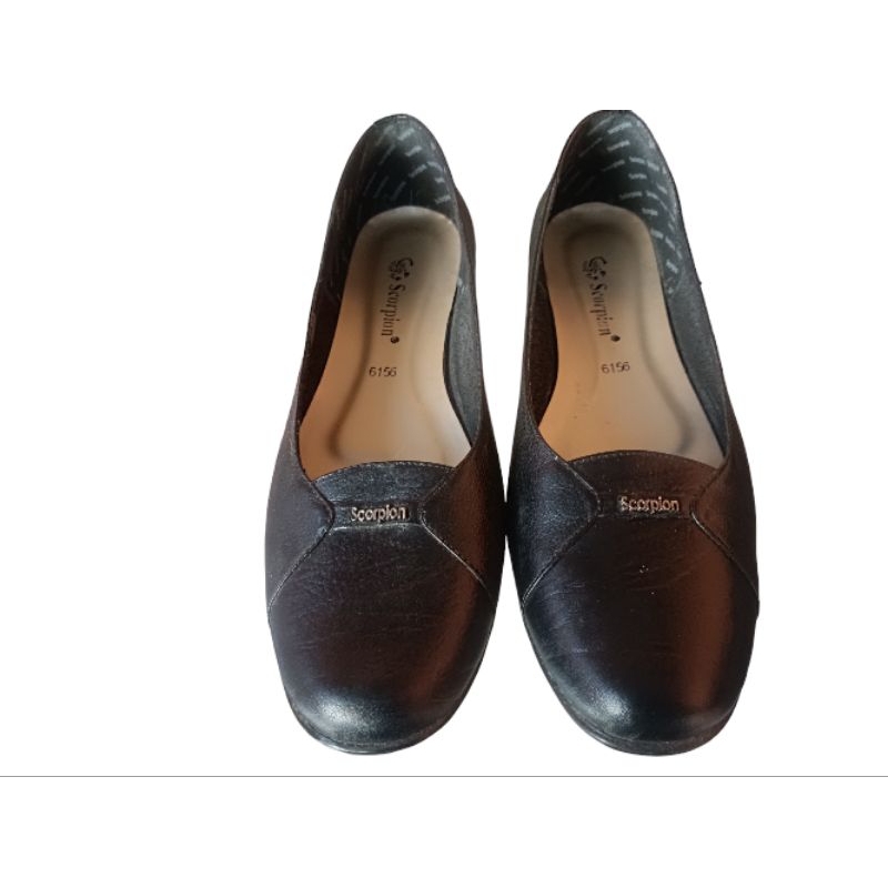 CUCI GUDANG Sepatu Pantofel Scorpion 6156 Original Flat Shoes