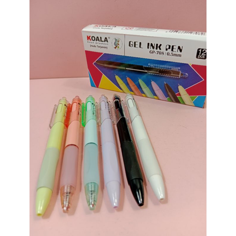 

Bulpen Gel Koala GP-708 / Pulpen Gel Mekanik Pak