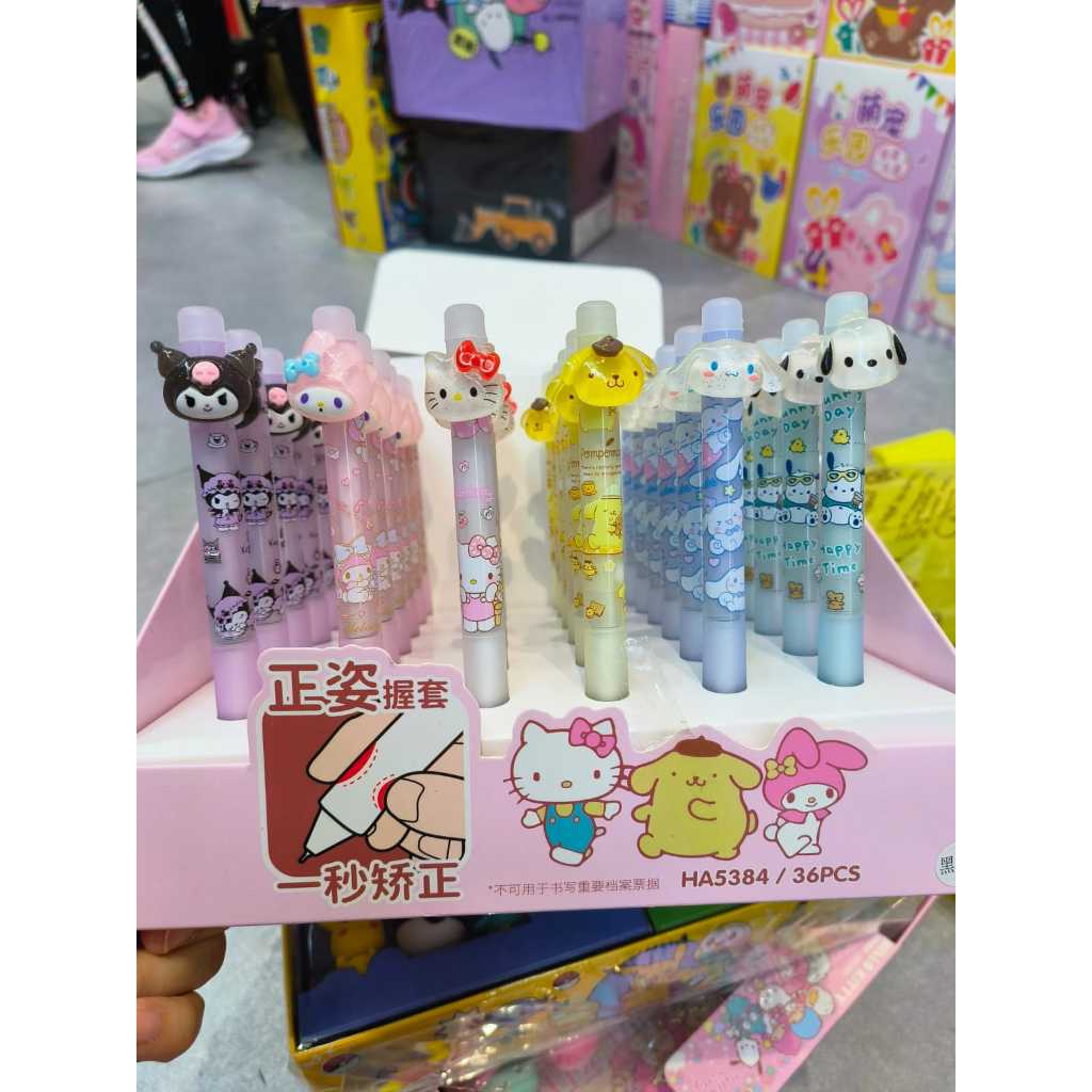 

pulpen bisa dihapus premium terbaru sanrio tinta hitam erasable ballpoint melody kuromi cinnamoroll pochacco