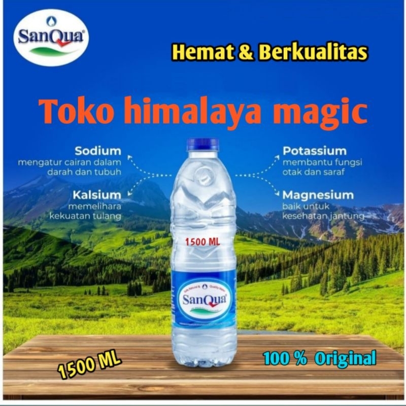 SanQua. Kemasan botol 1500 ML