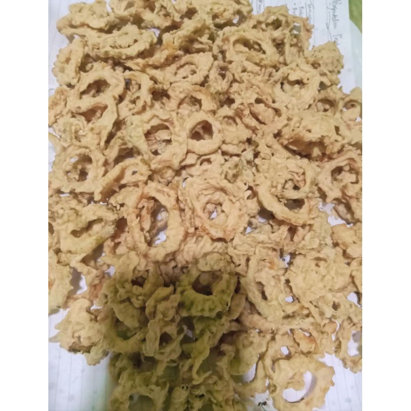 

Keripik pare kemasan 1 kg