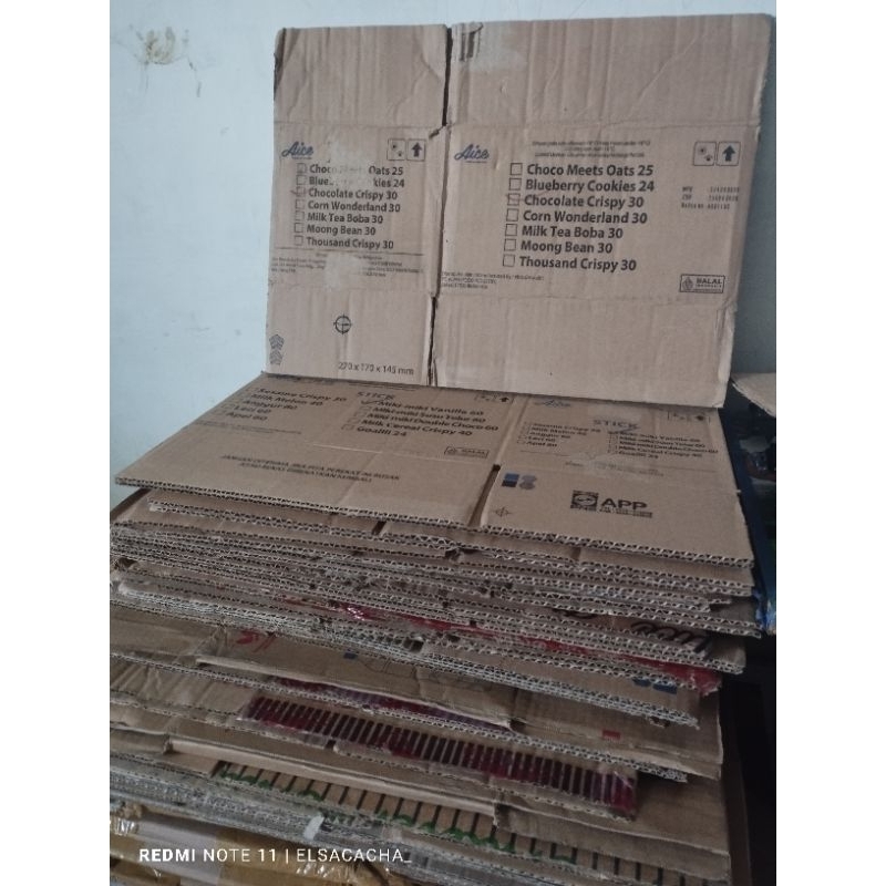 

Kardus Bekas layak pakai untuk Packing olshop