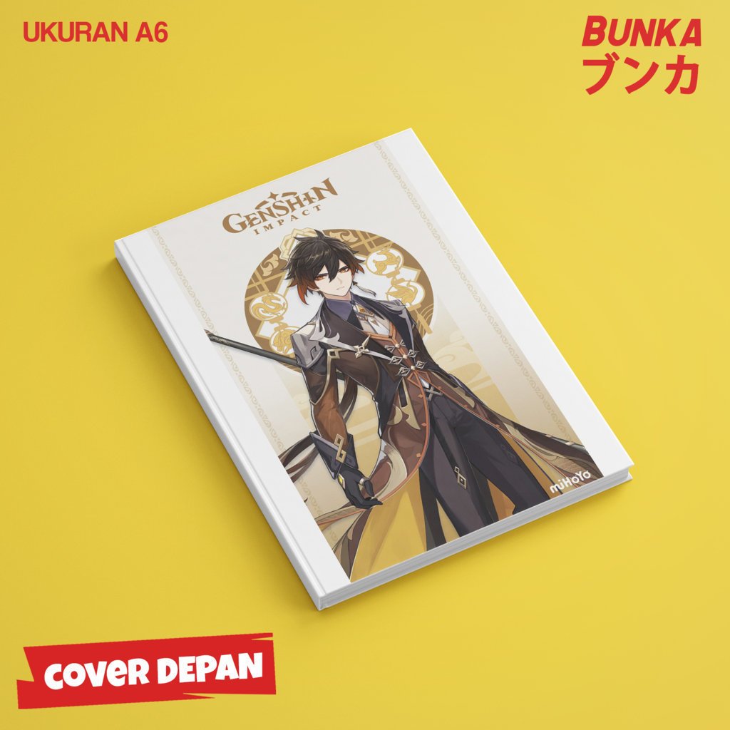 

Pocket Note Game Genshin Impact Zhongli Hardcover A6 Buku Tulis Catatan Notes Agenda Planner Jurnal