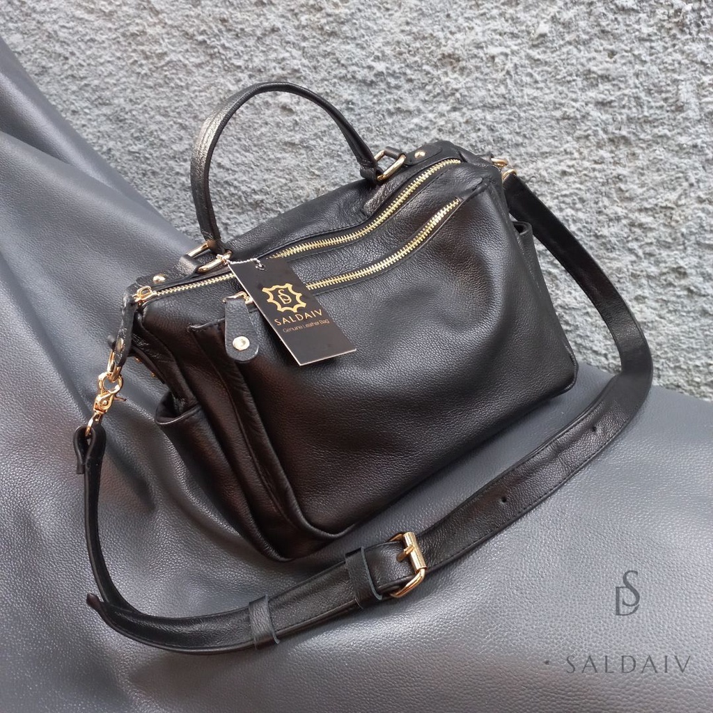 Tas Kulit Asli Selempang Wanita | Tas Kulit Asli | Tas Kulit Wanita | Tas Papirut Garut  | Tas Kulit