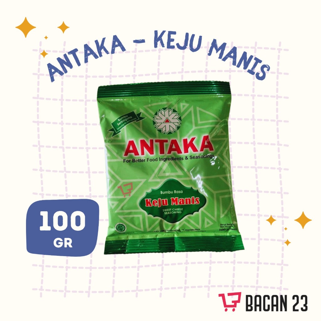 

Antaka Bumbu Rasa Keju Manis (100 Gr) / Bumbu Serbaguna - Bumbu Makanan